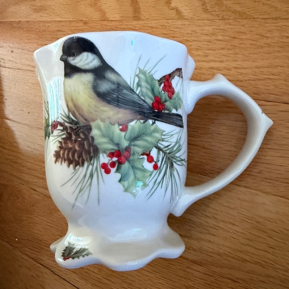 Cracker Barrel Season of Peace Let Heaven and Nature Sing Set of 4 Mugs Bird - Picture 8 of 12
